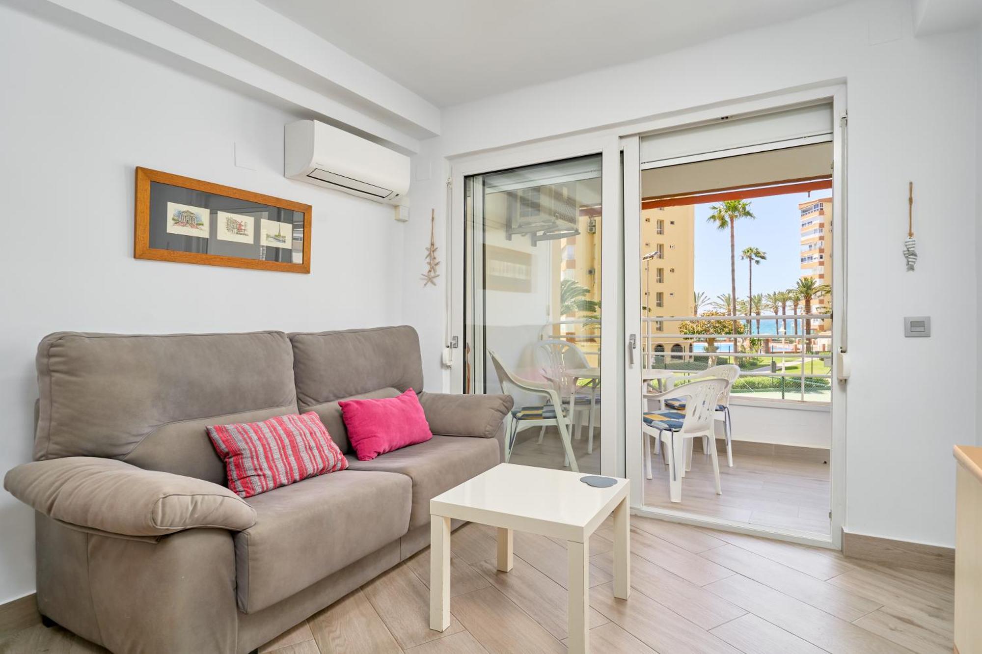 Apartamento Primera Linea Playa Algarrobo Costa Exterior photo